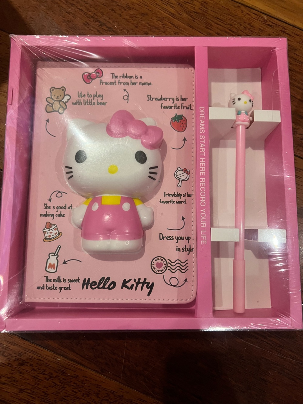 Hello Kitty Style Journal with Pen